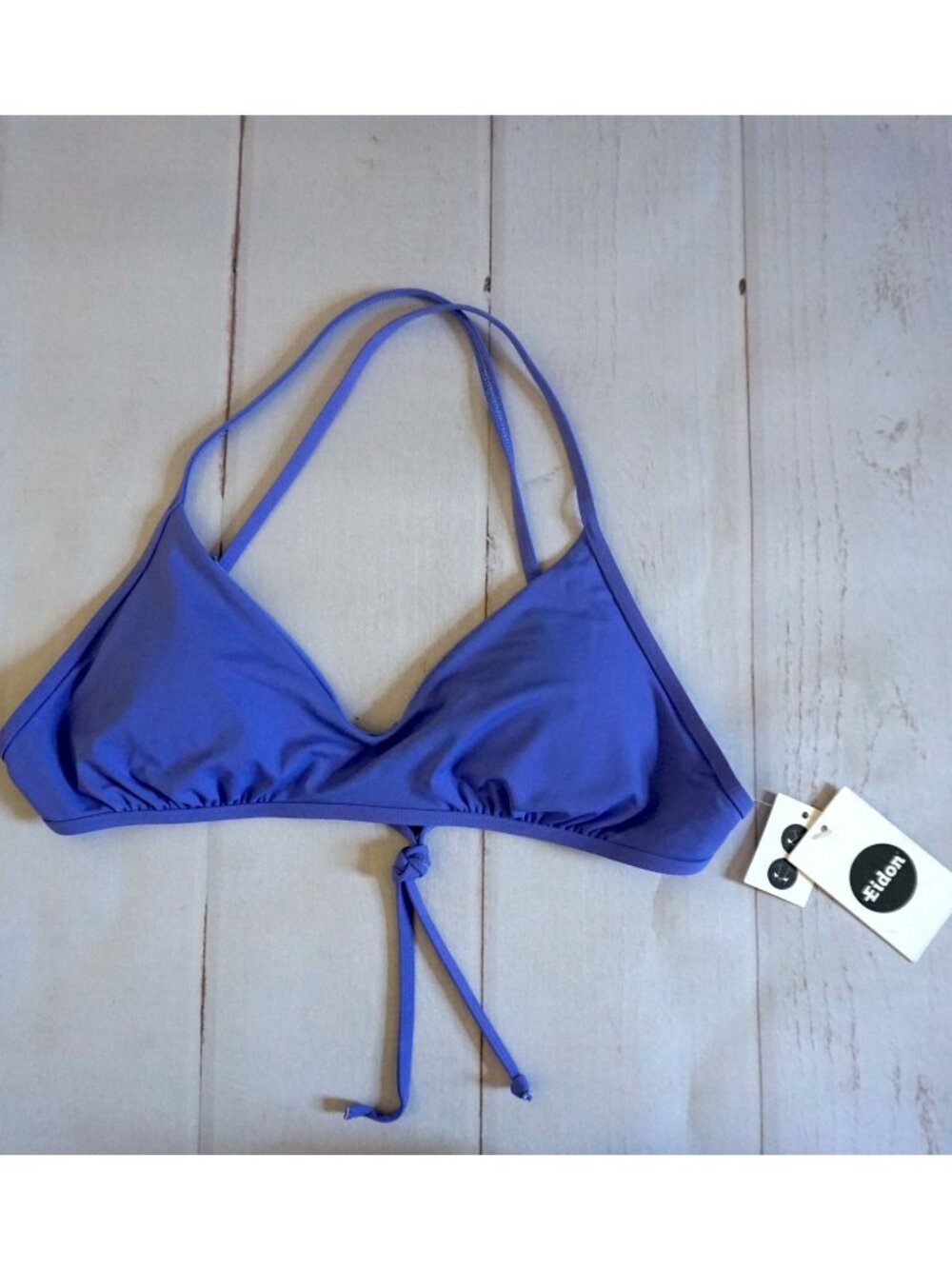 EIDON Women's Madison Fixed Triangle Bikini Top Swimsuit- Size  M, NWT - Picture 2 of 7